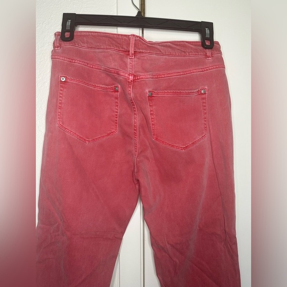 J. Jill Authentic Fit Pink Cropped Denim size 8 - Picture 6 of 12